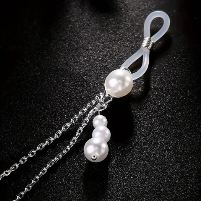 A Trendy Autumn New Style Fashion Artificial Pearl Pendant Nipple Chain Sexy Beach Bikini Body Chain Accessory